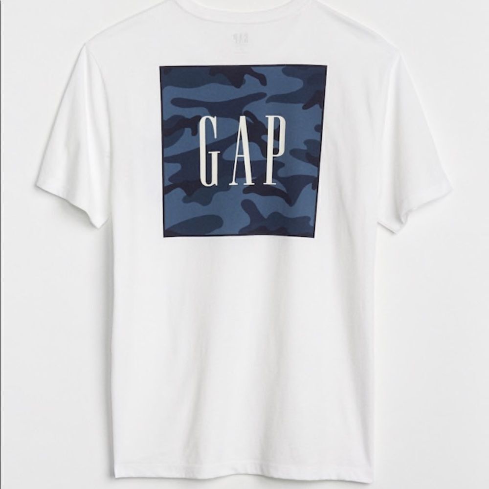 🔥Gap Logo Graphic Short Sleeve Pocket T-Shirt Sz XL New